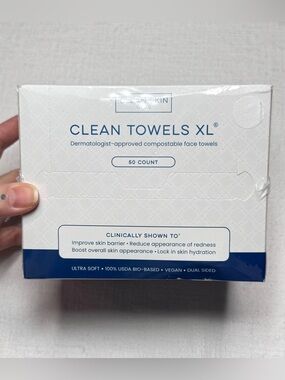 NEW Clean Skin Club Clean Towels XL